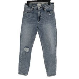 Dear John Roxi Super High‎ Rise Cropped Mom Jeans Starlite Women's Size 29